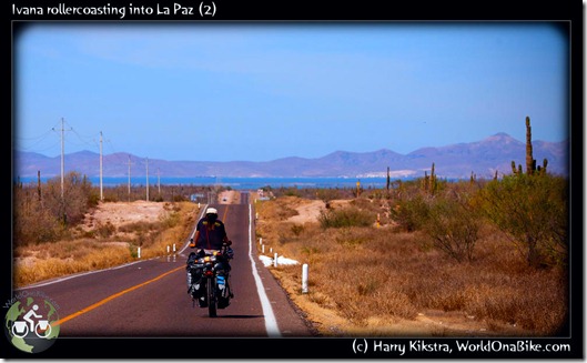 Ivana rollercoasting into La Paz (2)